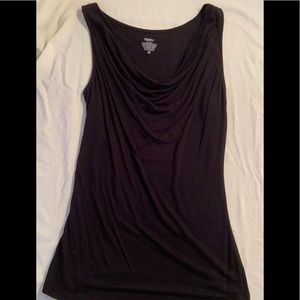Black Mossimo Cowl Neck Tank Top (Size M)